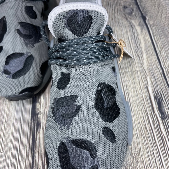 adidas NMD Human Race Pharrell Hu Ash Grey/Core Black Leopard Mens sizes ID1531 - Picture 7 of 8